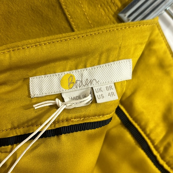 Boden Dorchester skirt in Mustard - NWT - size 4 - Picture 6 of 6